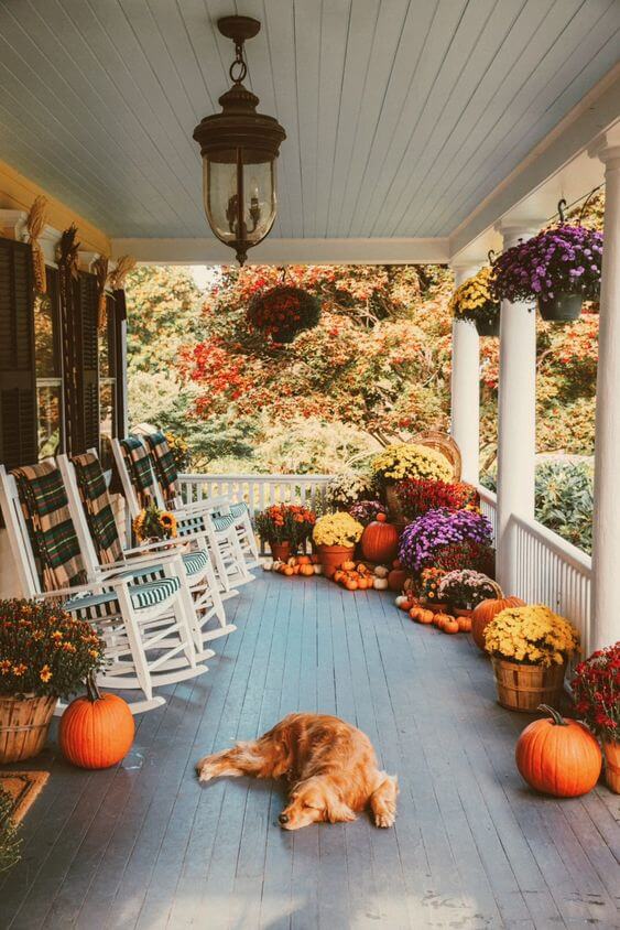 30 beautiful porch decorations for fall - 203