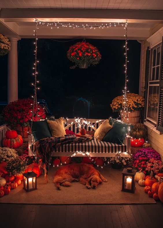 30 beautiful porch decorations for fall - 205