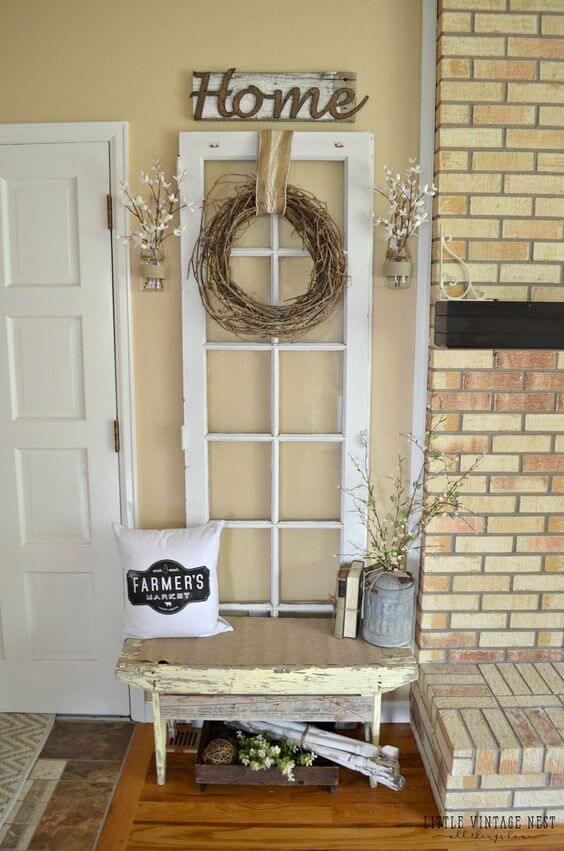 25 easy ways to turn your old doors into vintage home decor ideas - 175