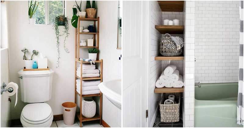 28 smart bathroom storage ideas to continue with your home - 101
