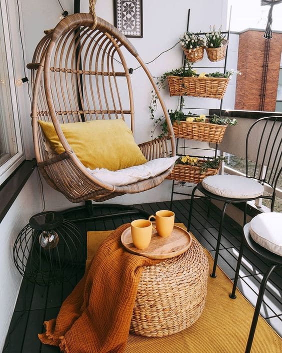30 beautiful decoration ideas for small balconies - 105