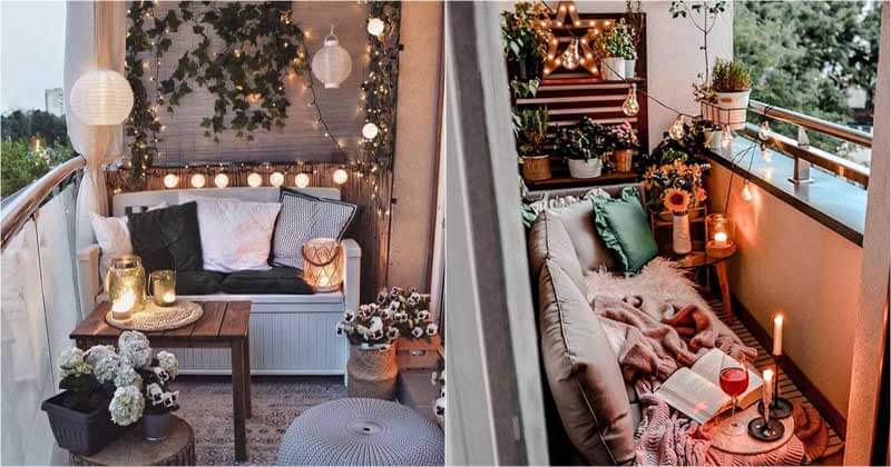 30 Beautiful Small Balcony Decor Ideas