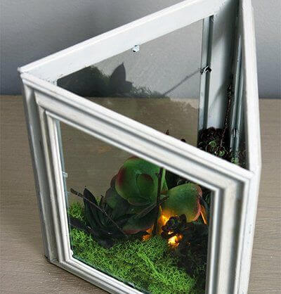26 creative DIY ideas with old picture frames - 171