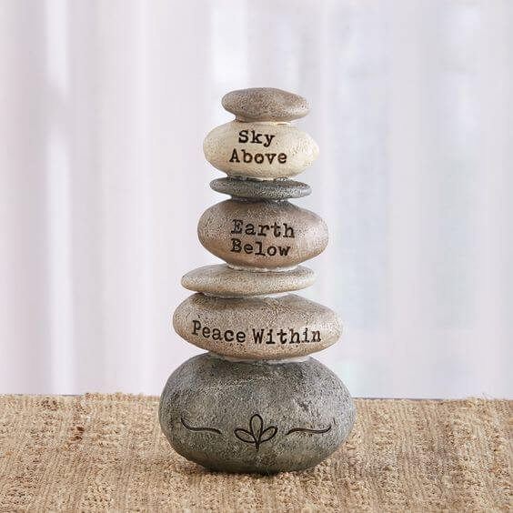 20 DIY river rock and stone ideas to decorate your home - 161
