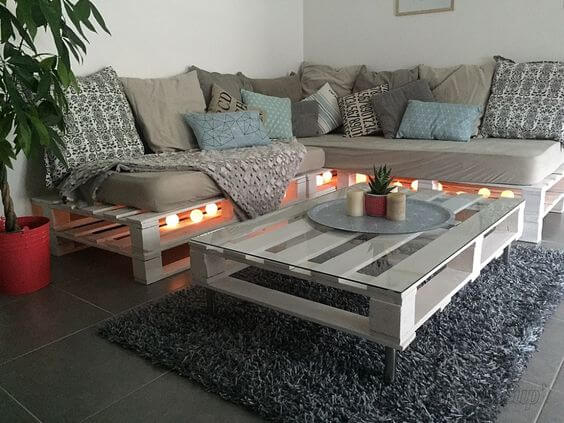 26 living ideas from pallets - 189