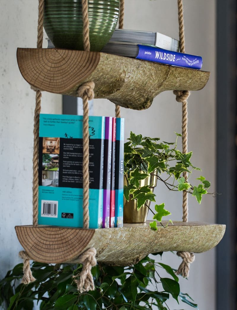 21 amazing DIY projects with tree trunks - 149
