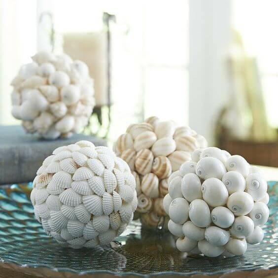 31 DIY ideas for home decoration with sea shells - 199