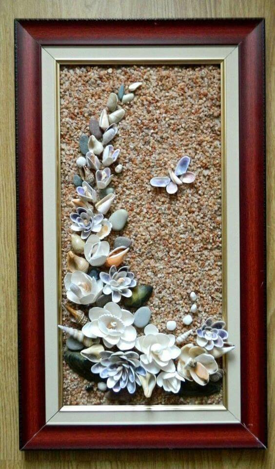 31 DIY ideas for home decoration with sea shells - 227