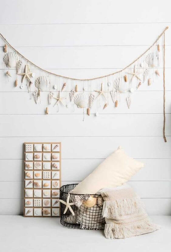 31 DIY ideas for home decoration with sea shells - 235