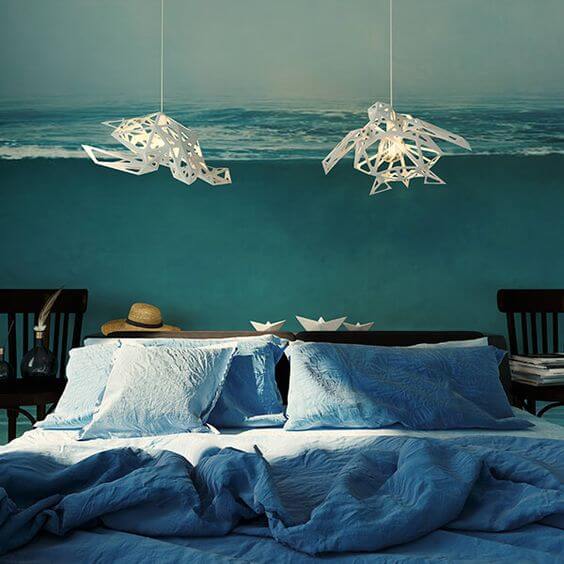 46 beautiful ways to turn your bedroom into a sea paradise - 357