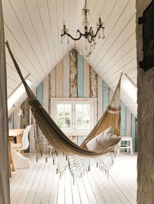 Decorate indoor ideas with hammocks - 77