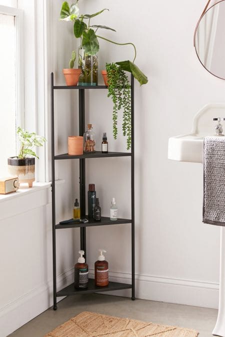 Corner storage unit ideas to save your living space - 77