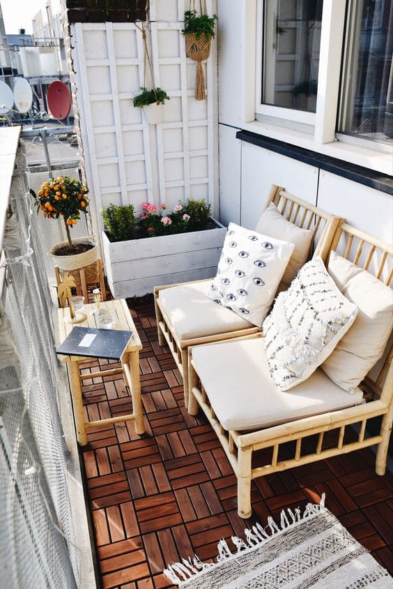 30 beautiful decoration ideas for small balconies - 107