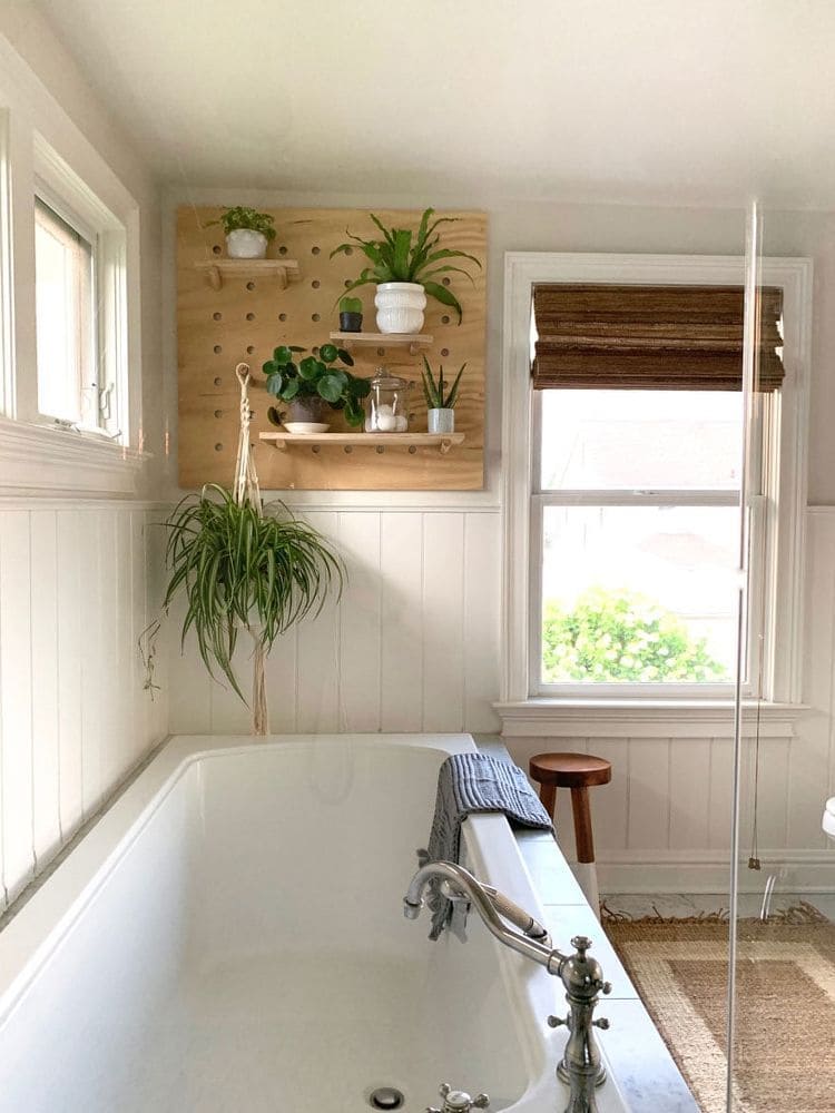 20 best ideas to make your own bathroom plant shelves - 141