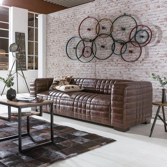 20 Clever DIY Bike Wheel Home Decor Ideas - 137