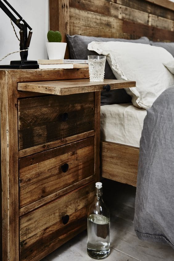 25 inspiring ideas to make your own bedside table - 85