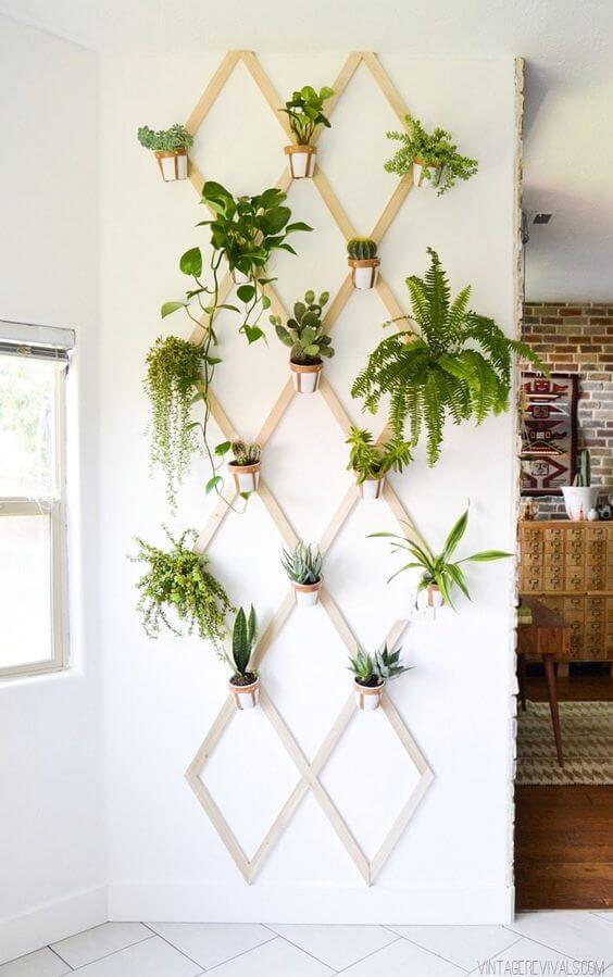 35 eye-catching indoor wall decor ideas with plants that will inspire you - 271