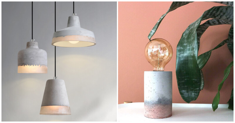 23 simple concrete projects are great for your home decor