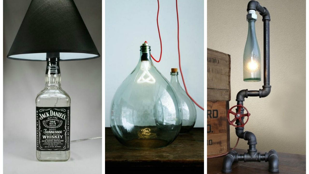 Diy Bottle Lamp Ideas
