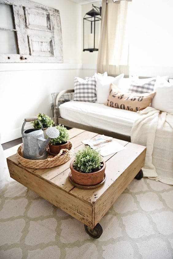 27 creative ideas to make your own coffee tables - 117