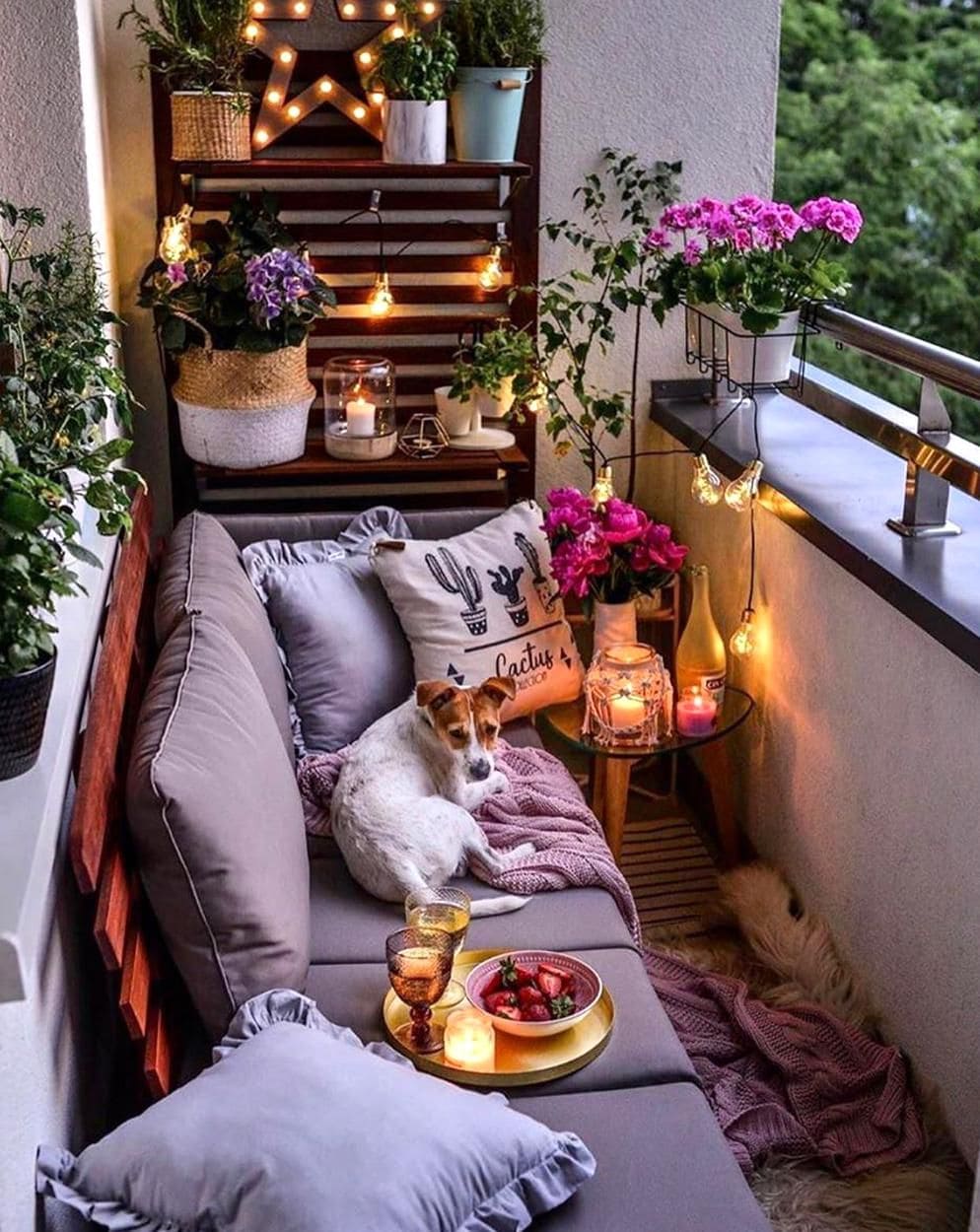 25 clever ways to organize small balconies - 73