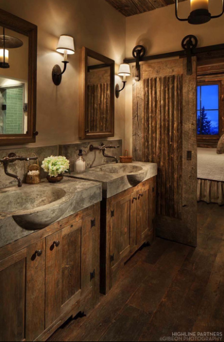 20 Best Rustic Bathroom Decorating Ideas - 71