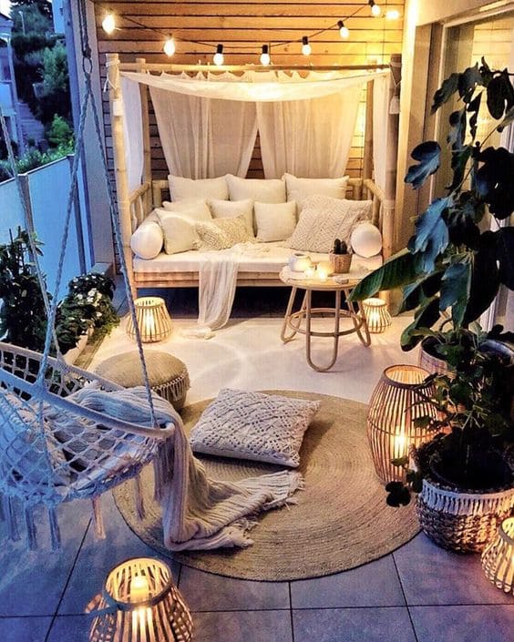 30 beautiful decoration ideas for small balconies - 111