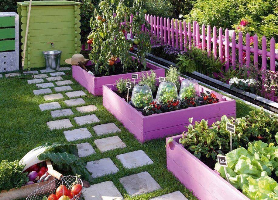 20 ideas for landscaping gardens and backyards with pallets - 151