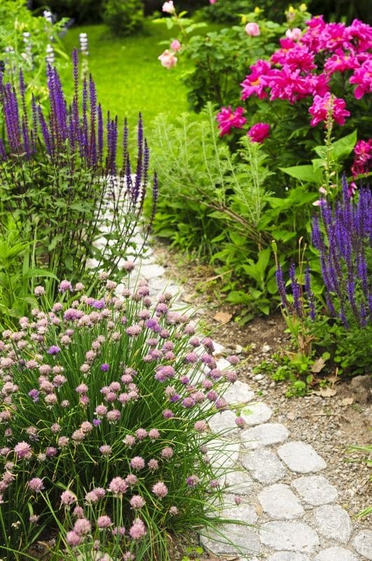 Beautiful flower path ideas for your garden - 69