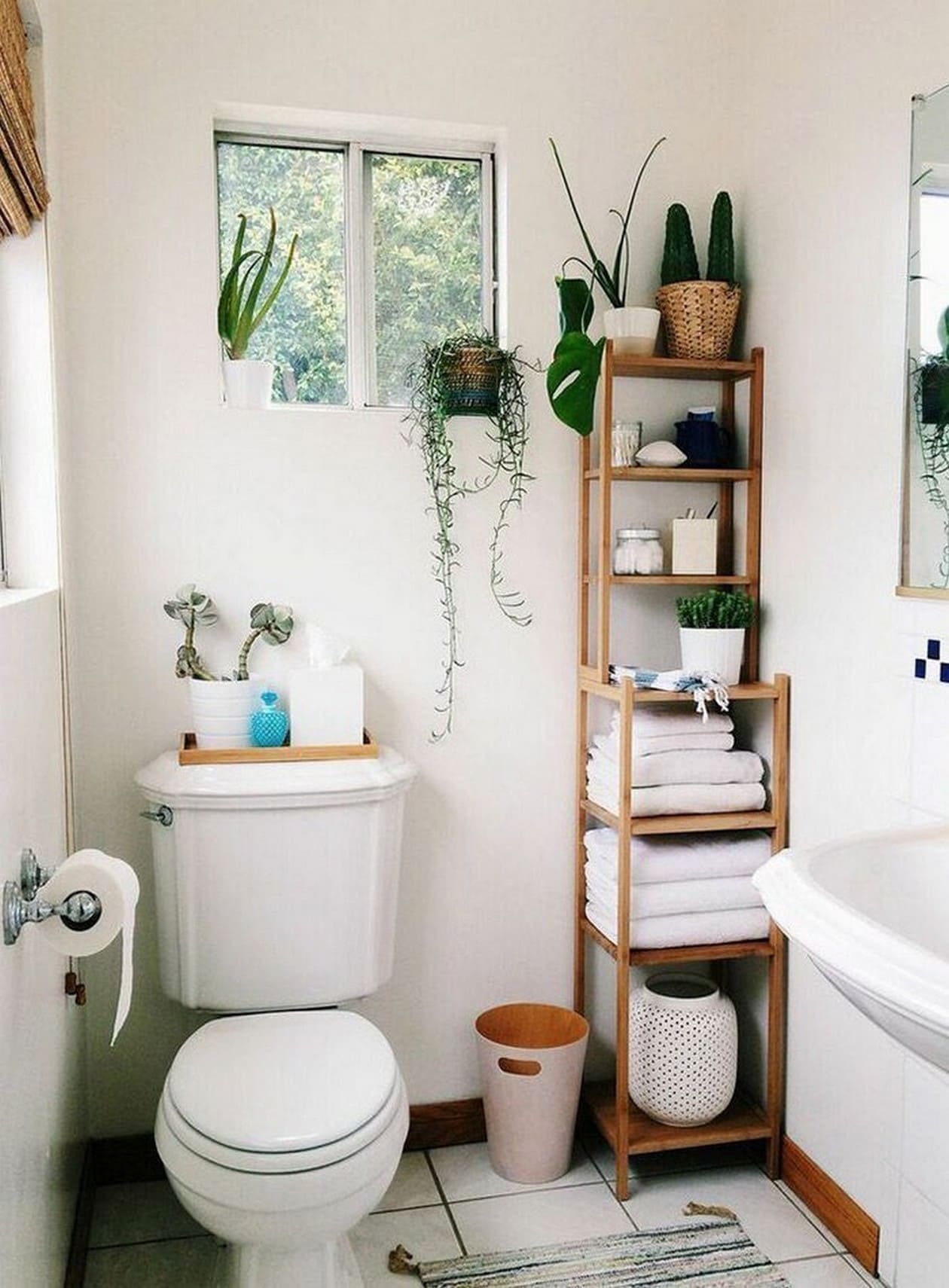28 smart bathroom storage ideas to continue with your home - 113