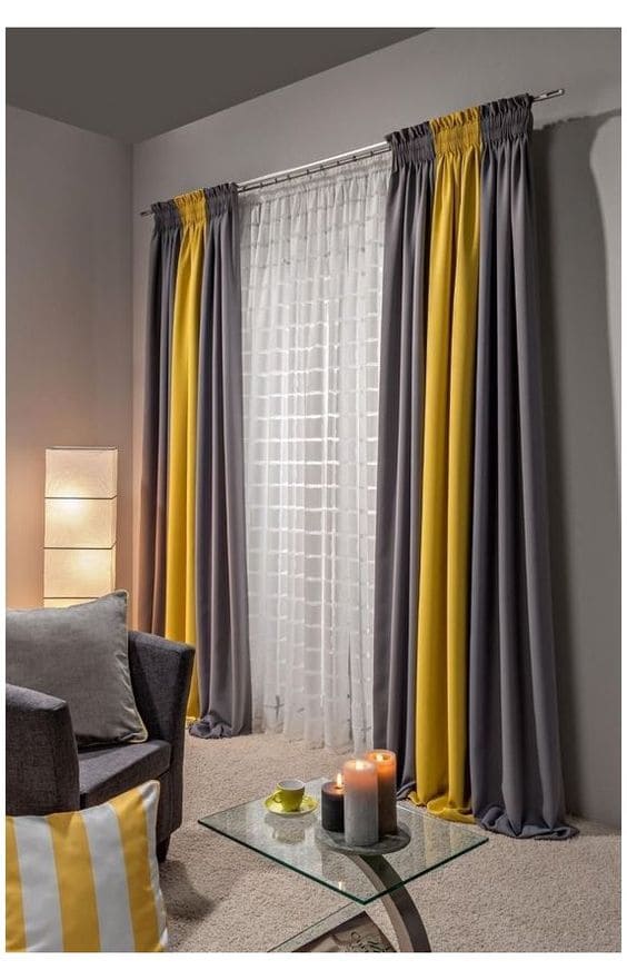 20 creative ideas for living room curtains - 141