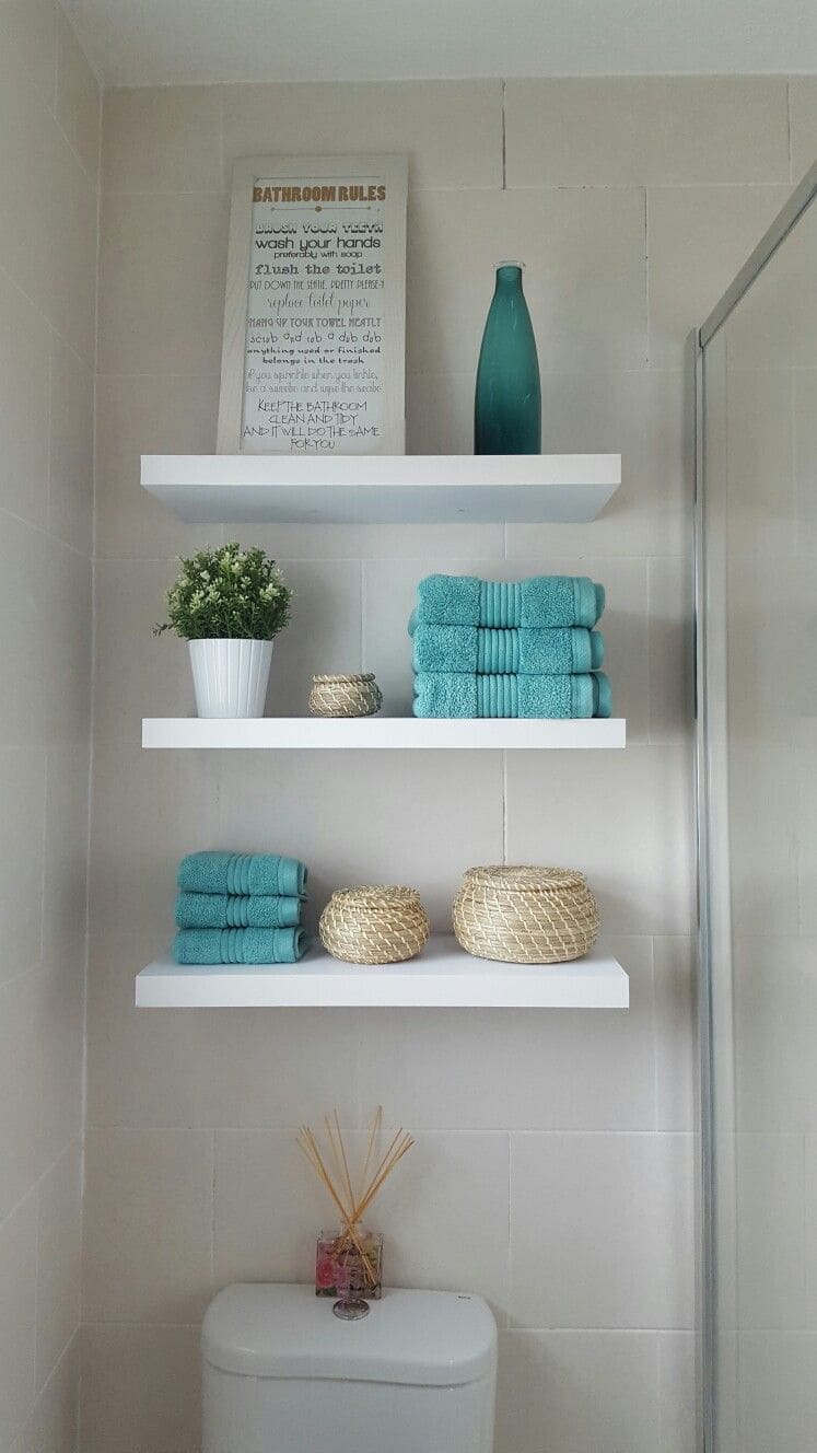 24 clever bathroom shelf ideas to save your space - 71