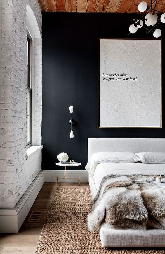 25 inspirational ideas for wall decoration behind the bed - 89