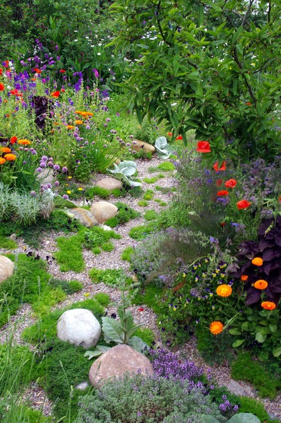 Beautiful flower path ideas for your garden - 73