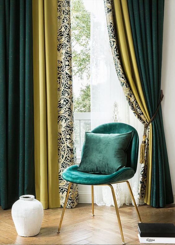 20 creative ideas for living room curtains - 139