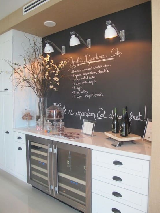 27 creative chalkboard ideas for your kitchen decor - 83