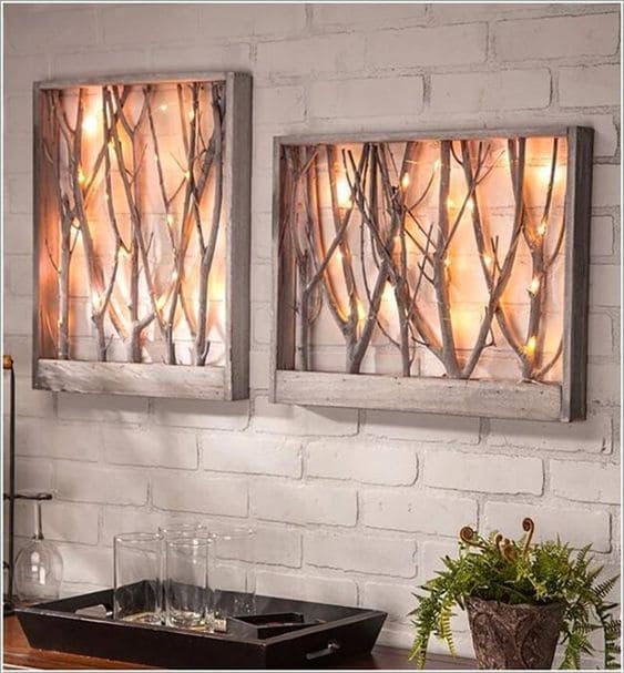 23 rustic frame ideas to decorate your home - 77