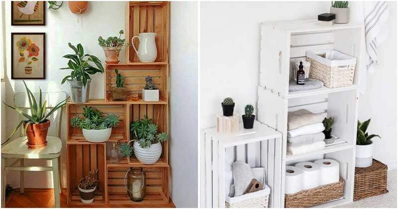 25 Smart and Cool Crate Furniture Ideas