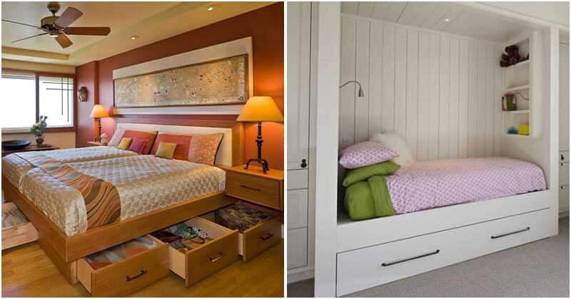 21 Smart Storage Bed Ideas with Drawers