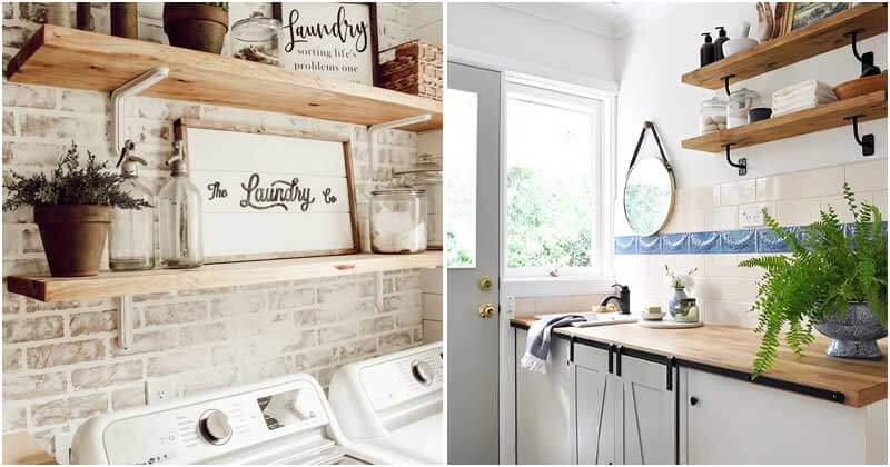 29 Ideas to Decor Your Laundry Room a Vintage Style