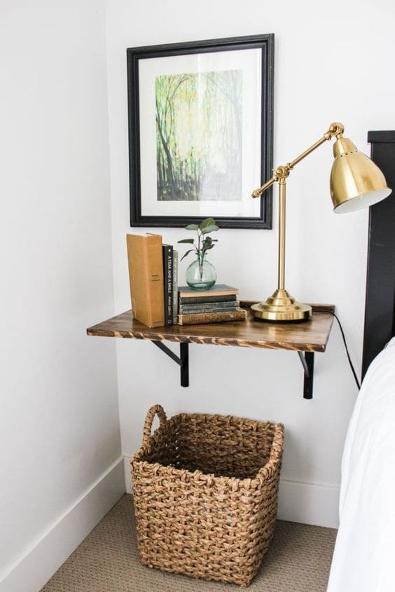 25 inspiring ideas to make your own bedside table - 75