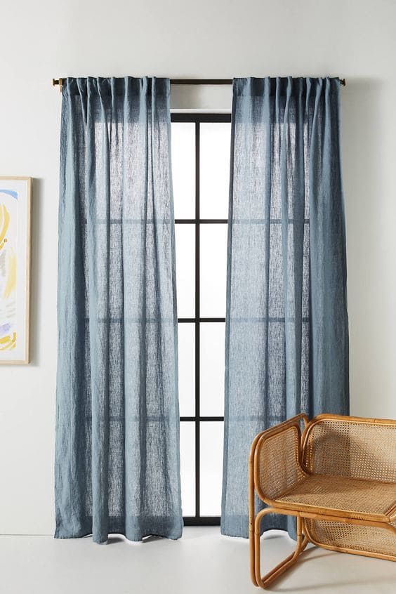 20 creative ideas for living room curtains - 167