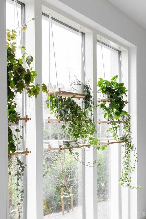 28 beautiful plant shelves for your home - 121