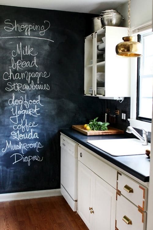 27 creative chalkboard ideas for your kitchen decor - 85