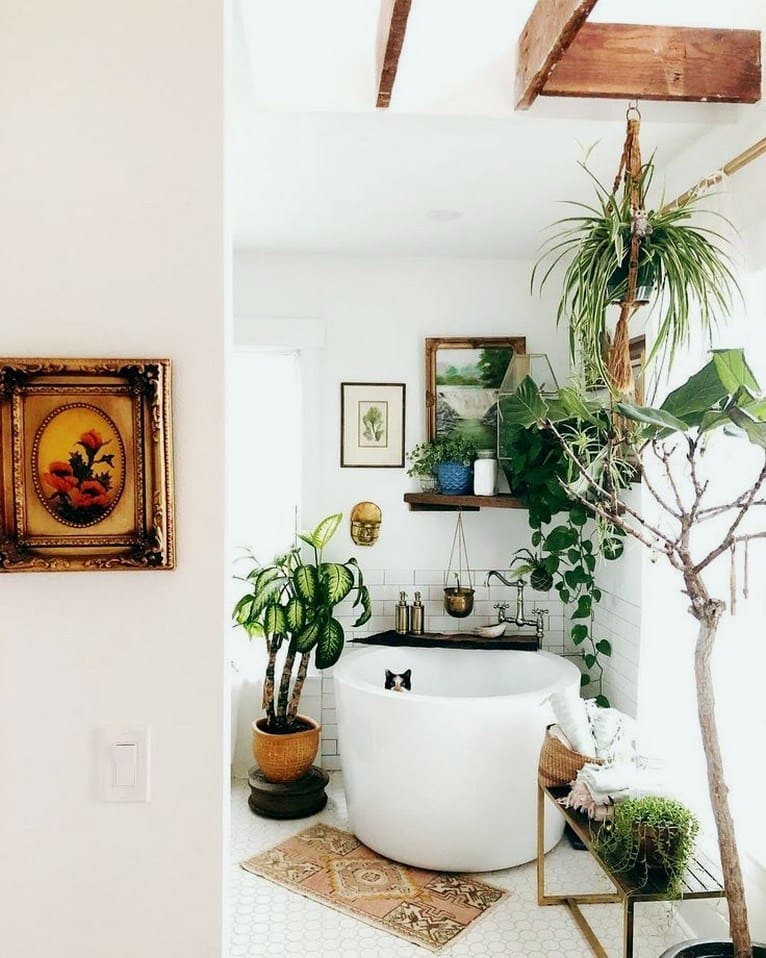 20 best ideas to make your own bathroom plant shelves - 155