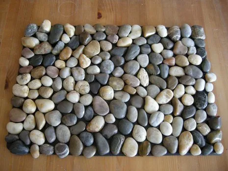 DIY pebble and river rock projects for your home decor planning - 79