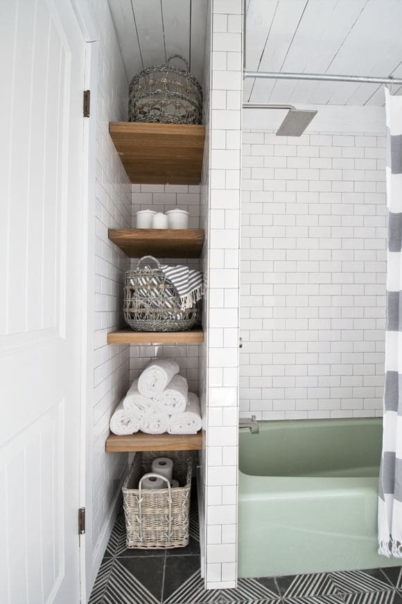 28 smart bathroom storage ideas to continue with your home - 103