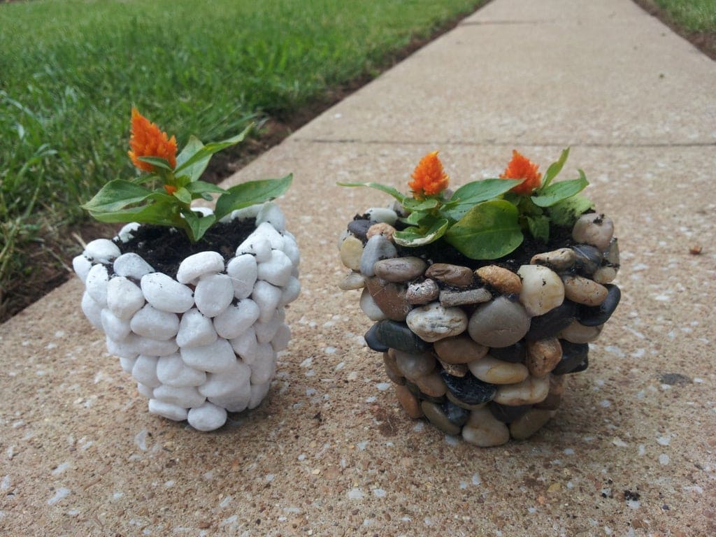 DIY pebble and river rock projects for your home decor planning - 83
