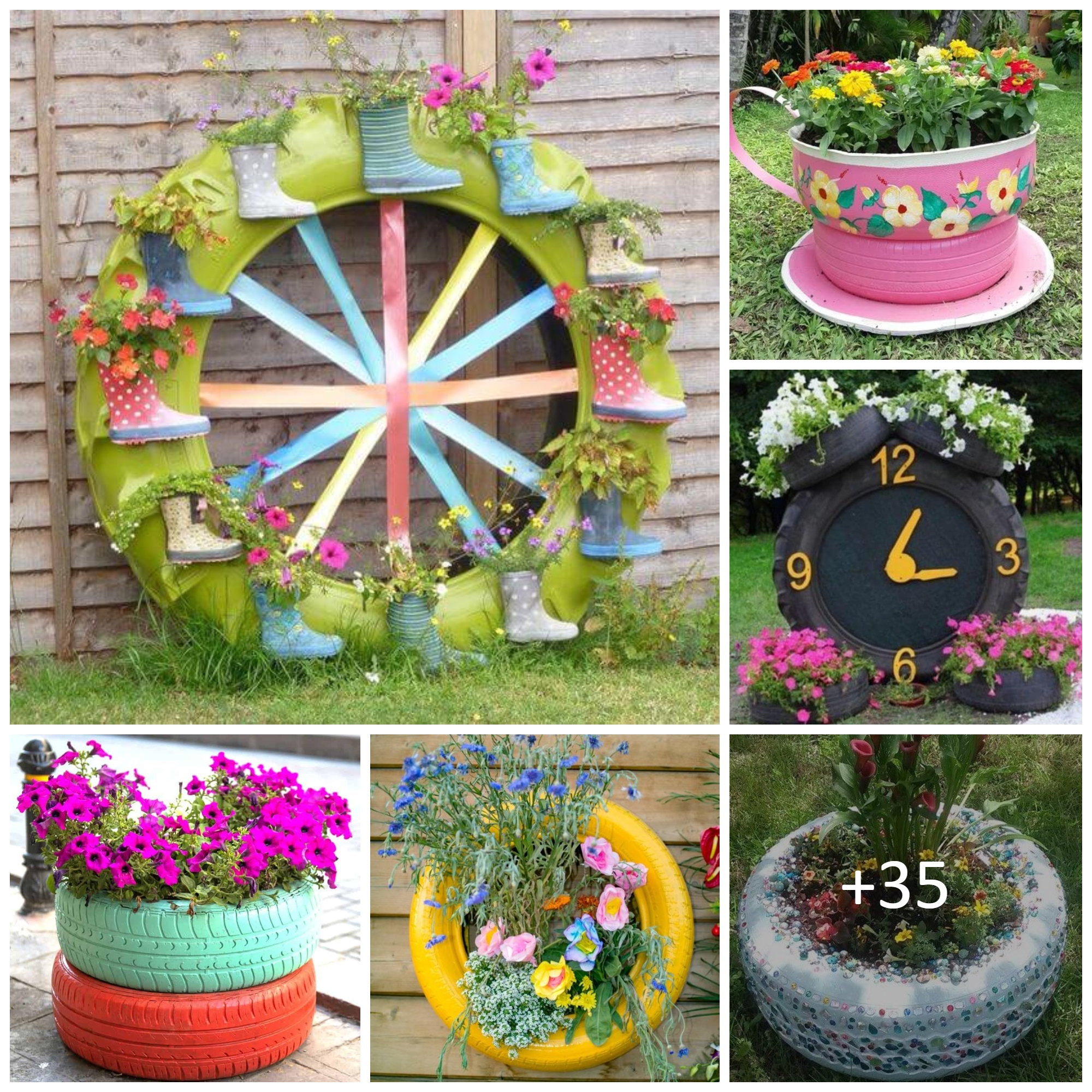 Incredible Decoration Tire Garden Ideas