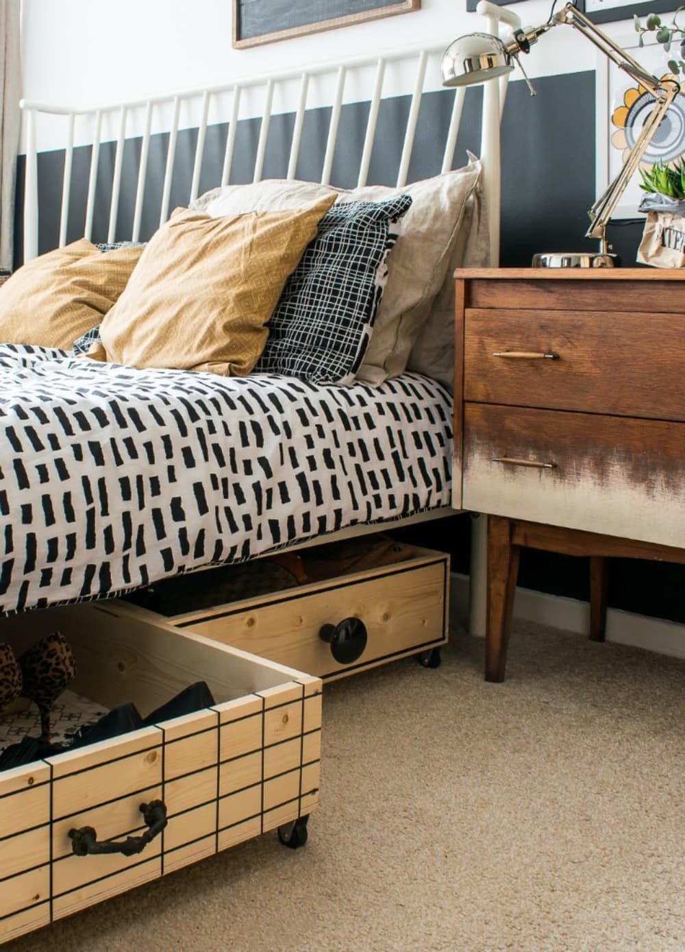 23 creative storage bed ideas to add to your bag - 153